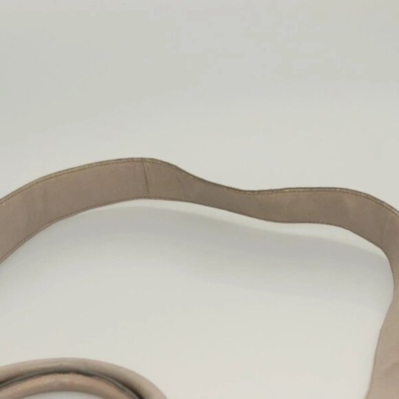 Salvatore Ferragamo Gancini Hand Bag Leather 2way Purple Silver Auth - Picture 9 of 16